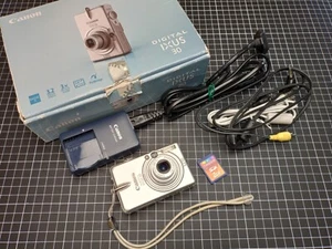 Canon Ixus 30 Full Set, TESTED, Full Set, Digital Point and Shoot - Bild 1 von 6
