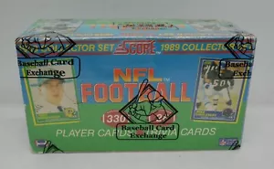 1989 SCORE FOOTBALL (330 CARDS+28 TRIVIA) (BBCE WRAPPED) COMPLETE FACTORY SET - Picture 1 of 2