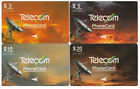 First Satellites Telecom New Zealand Phonecards Set Of 4 1989