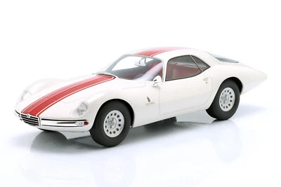 MAX001000 1/18 ALFA ROMEO GIULIA TZ2 COUPE PININFARINA 1965 WHITE RED - Immagine 1 di 3