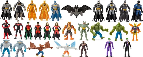 Spin Master Batman Robin Nightwing Joker Talon Killer Croc Moth Firefly Manbat Cover
