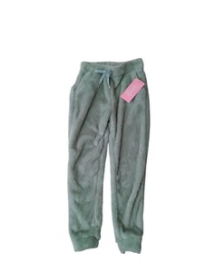 Winter Girls' Warm Plush Fluffy Trousers: Size 10, Green, NEW with Tag - Picture 1 of 3