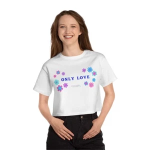 Camiseta corta ONLY LOVE By OnlyLove Movement Champion para mujer Heritage - Imagen 1 de 4