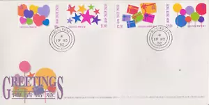 Hong Kong Greetings 1992 FDC oficial con prestigio ¡joya sin dirección! - Imagen 1 de 1