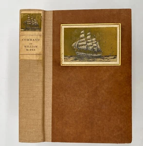 William McFee SIGNED LIMITED FIRST EDITION Command WWI Shipboard Novel 1922 - Bild 1 von 10