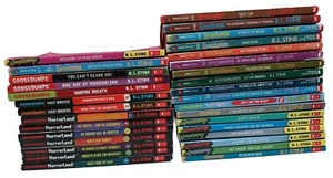 Lot Of 32 Goosebumps Books Most Are Good-Very Good Shape - Picture 1 of 12