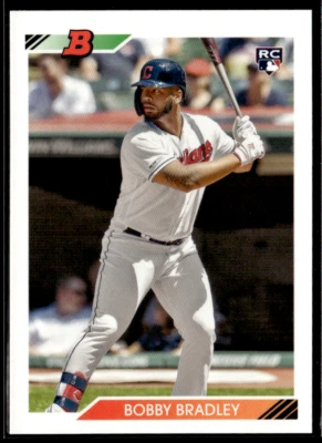 2020 Bowman Heritage #20 Bobby Bradley RC Indians Rookie - Image 1 of 2
