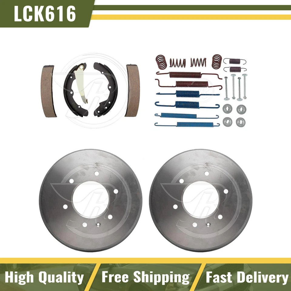Rear Brake Drums & Brake Shoes Hardware Spring Kit Fits 1980 Audi 5000Raybestos - Image 1 of 4
