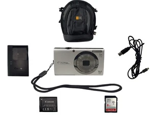 Canon PowerShot A2300 HD 16MP 5x Zoom Digital Camera w/ Case Charger Bat SD ETC - Picture 1 of 13