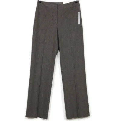 Apt. 9 The Pearson Womens Pants Classic Straight Black Beige Tan 6 x 32 Stretch - Image 1 of 4