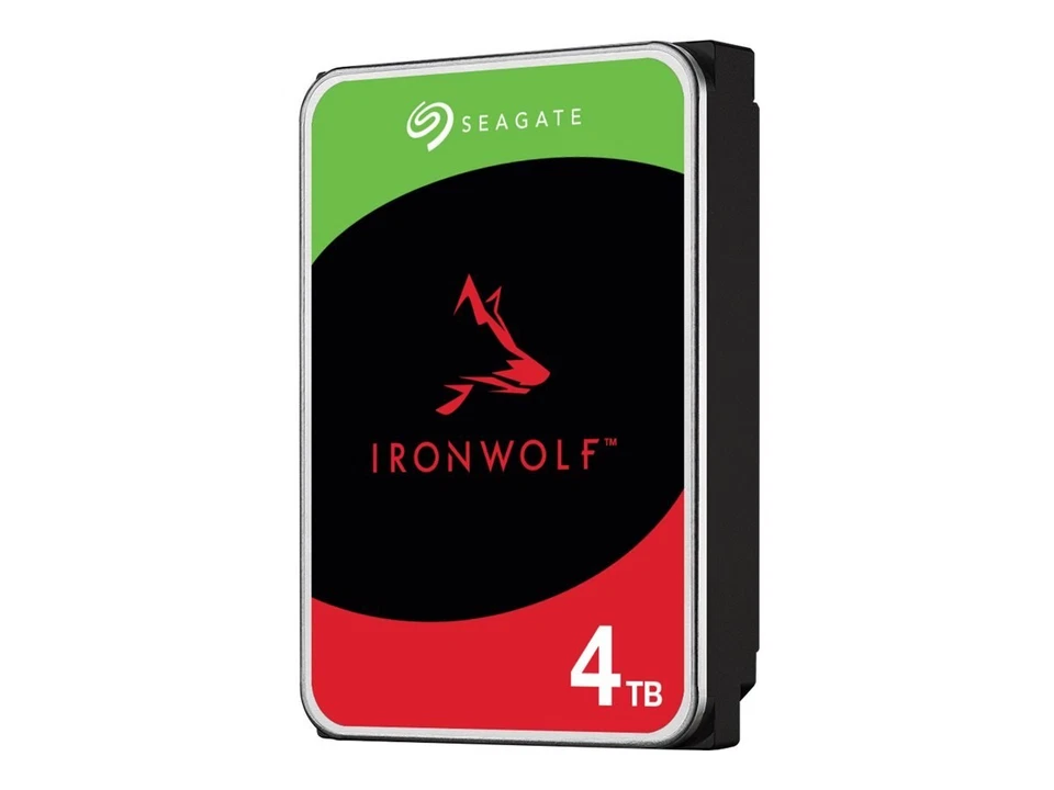 Seagate HDD 3,5" IronWolf NAS - 4 TB 5400 rpm 3,5 Zoll SATA 6 Gbit/s ST4000VN006