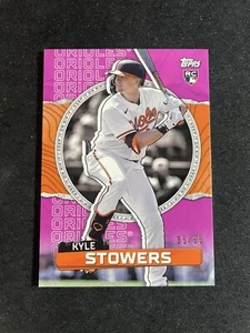 KYLE STOWERS RC 2023 Topps Rip /65 Viola #48 UNRIPPED ROOKIE Baltimore Orioles - Foto 1 di 2