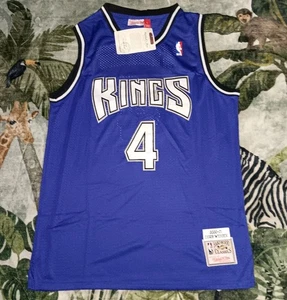 Large Sacramento Kings Chris Webber Purple NBA Basketball Jersey New - Bild 1 von 2