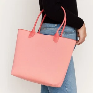 Rothys Borsa Tote Leggera Sera Sole Rosa Corallo Lavabile in Lavatrice Versatile - Foto 1 di 14