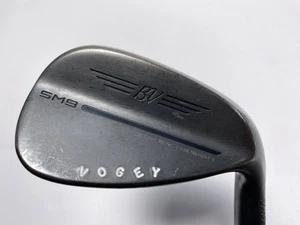 Titleist Vokey SM9 Jet Black Premium Gap Wedge 50* 12F Precision 6.5 XStiff RH - Picture 1 of 6