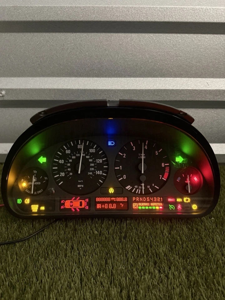 Cuadro de instrumentos BMW E39 serie 5 525i 530i 2001-2003 OEM 87001313 Foto 1 de 4