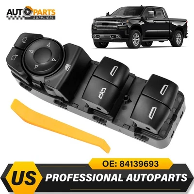 Interruptor de control maestro ventana eléctrica delantera izquierda 1,5 Chevrolet Malibu 2016-2024 Foto 1 de 4