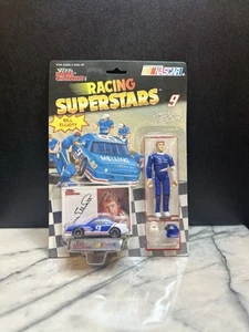 NASCAR Bill Elliot #9 Toy car + Action Figure + Helmet SEALED Officiall Liscense - Picture 1 of 2