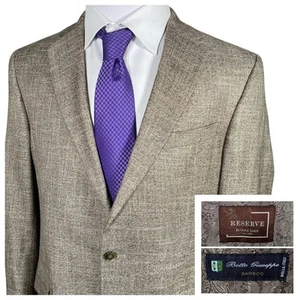 Patrick James Reserve Gibson Sport Jacket 42L Botto Giuseppe Italy Bamboo Blazer - Picture 1 of 16
