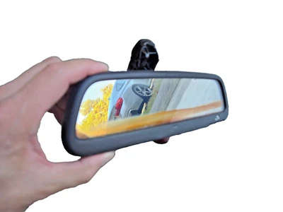 BMW E46 2004-2006 325ci 330ci M3 CONVERTIBLE REAR VIEW INTERIOR MIRROR SOS READ - Image 1 of 4