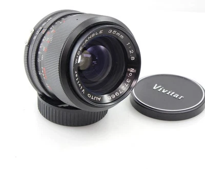 Vivitar 35mm F2.8 Wide Angle Lens - Minolta SR/MD mount - excellent condition - Image 1 of 3