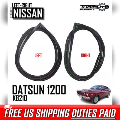 Sello de puerta de goma LR para Nissan Datsun 1200 Sunny B210 1973-1977 Foto 1 de 4