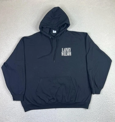 Мужская толстовка с капюшоном Lainey Wilson 2XL черная деревенская классная снова пуловер толстовка - Изображение 1 из 4