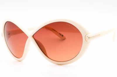 TOM FORD TF1070-25T-68  Sunglasses Size 68mm 125mm 05mm ivory Women NEW - Image 1 of 4