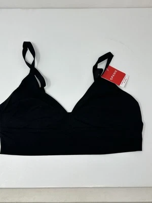 NOVO! SPANX Better Base Algodão Conforto Tamanho M Bralette Muito Preto 30048R W1 - Imagem 1 de 4