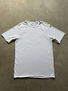 Hudson Los Angeles Distressed Elongated White T-Shirt Men’s Medium - Bild 1 von 9