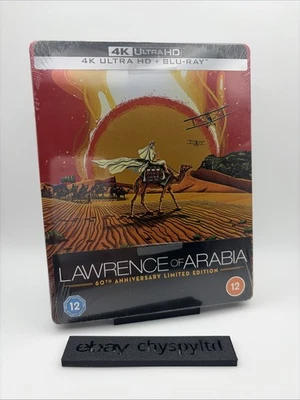 Lawrence of Arabia 60th Anniversary 4K UHD Blu-Ray Limited Steelbook UK - Image 1 of 4