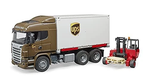 BRUDER Scania UPS & Forklift BR03581 - Image 1 of 1