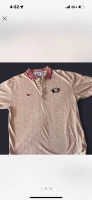 Camisa polo vintage NFL San Francisco 49ers Pro Line Reebok - Imagem 1 de 3