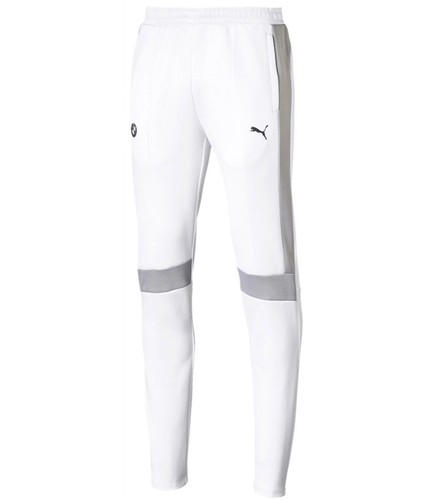 Puma Uomo BMW Motorsport Pantaloni da Pista Atletica Bianco L 897100108934