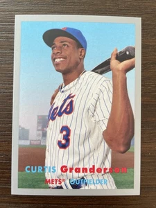 Curtis Granderson 2015 Topps Archives Silver Parallel Serial Number /199 - Imagen 1 de 4