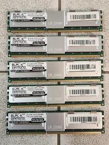 Black Diamond 32 GB DDR3 LRDIMM BD32G1333MTR96 lotto 5 RAM server - Foto 1 di 7