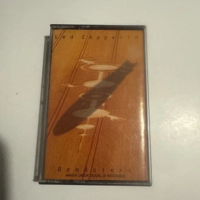 LED ZEPPELIN REMASTERS DOUBLE AUDIO CASSETTE TAPE ALBUM 1990 ATLANTIC 7567-8041 - Image 1 of 4