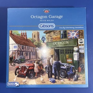 Jigsaw Gibsons "Octagon Garage " by Kevin Walsh 500 pieces Size 19x13 inches - Picture 1 of 4