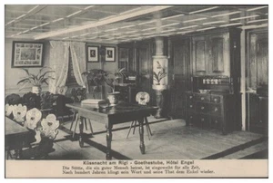 S5903/ Küssnacht am Rigi Hotel Engel, Goethestube AK ca.1910 Schweiz - Bild 1 von 2