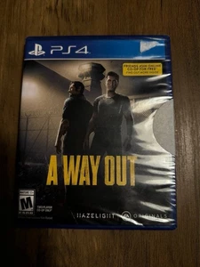BRAND NEW A Way Out (Sony PlayStation 4 PS4, 2018) FACTORY SEALED RARE! - Picture 1 of 2