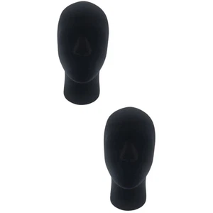 Maniquí de espuma modelo cabeza hombre hombre exhibición maniquíes para sombreros peluca 2 piezas - Imagen 1 de 12