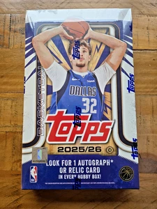 2025-26 Topps Baloncesto Hobby Box ✅️ TOTALMENTE NUEVO ✅️ SELLADO DE FÁBRICA ✅️ EN MANO ✅️ - Imagen 1 de 2