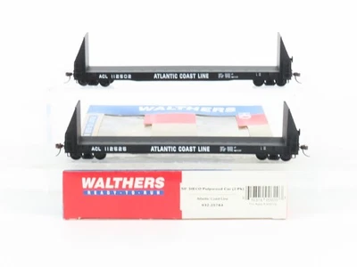HO Scale Walthers 932-25784 ACL Atlantic Coast Line 50' Pulpwood Car 2-Pack  - Image 1 of 4