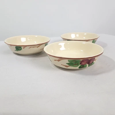 Lote de 3 cuencos franciscanos para servir sopa cereal redondo 7,5" 21-73 Foto 1 de 4