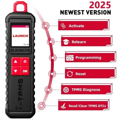 2025 LAUNCH TSGUN I-TPMS Car Tire Pressure Sensor Activator Programming Learning - Image 1 of 4