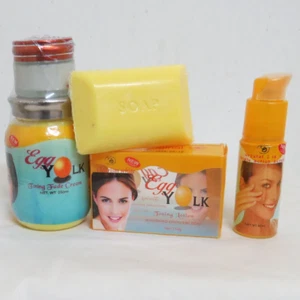 Crema tonificante de yema de huevo Clearism White 250 ml + jabón de yema de huevo 150 g + aceite 60 ml - Imagen 1 de 1