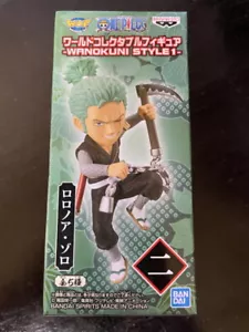 One Piece World Collectable Figure WANOKUNI STYLE 1 Roronoa Zoro BANDAI Japan - Picture 1 of 2