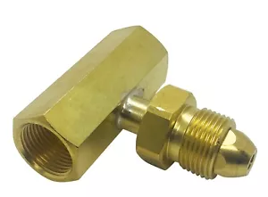 Argon Inert Gas Y Adaptor Connect 2 Regulators To 1 Bottle Tig Welding, CGA 580 - Picture 1 of 6