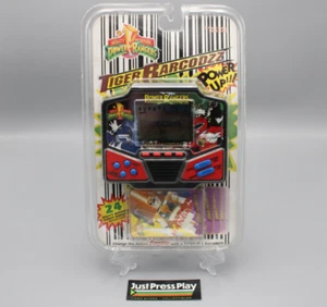 1994 Tiger Barcodzz Mighty Morphin Power Rangers Handheld LCD Game New Sealed! - Picture 1 of 8