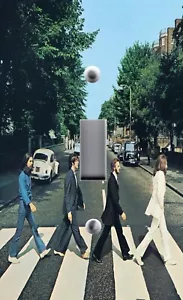 FOTO ABBEY ROAD BEATLES ALBUM ROCK POP MUSIK Bild auf Lichtschalter Platte Wand - Bild 1 von 26